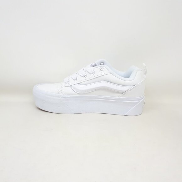 Vans Knu Stack Platform Stacked All True White Shoe Sneaker Mens 5.5 / Womens 7 - Picture 2 of 12